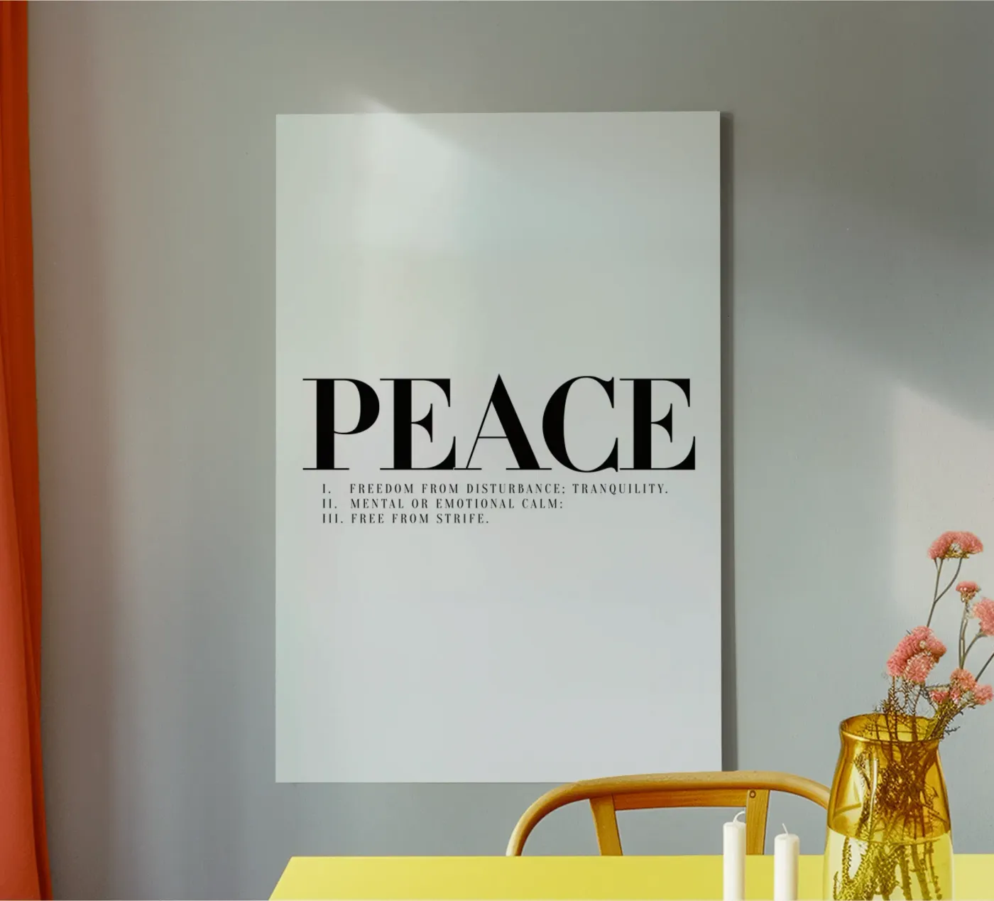 Peace tela da Honeymoon Hotel