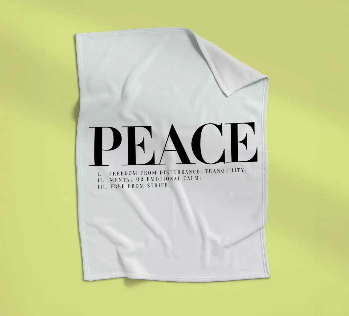 Peace Fleecedecke von Honeymoon Hotel