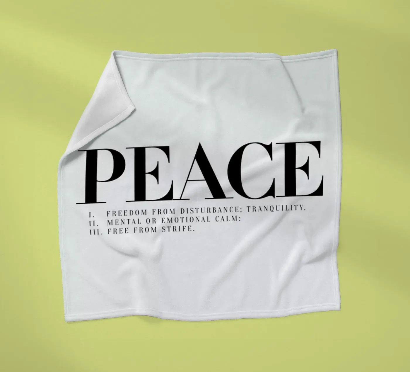 Peace Fleecedecke von Honeymoon Hotel