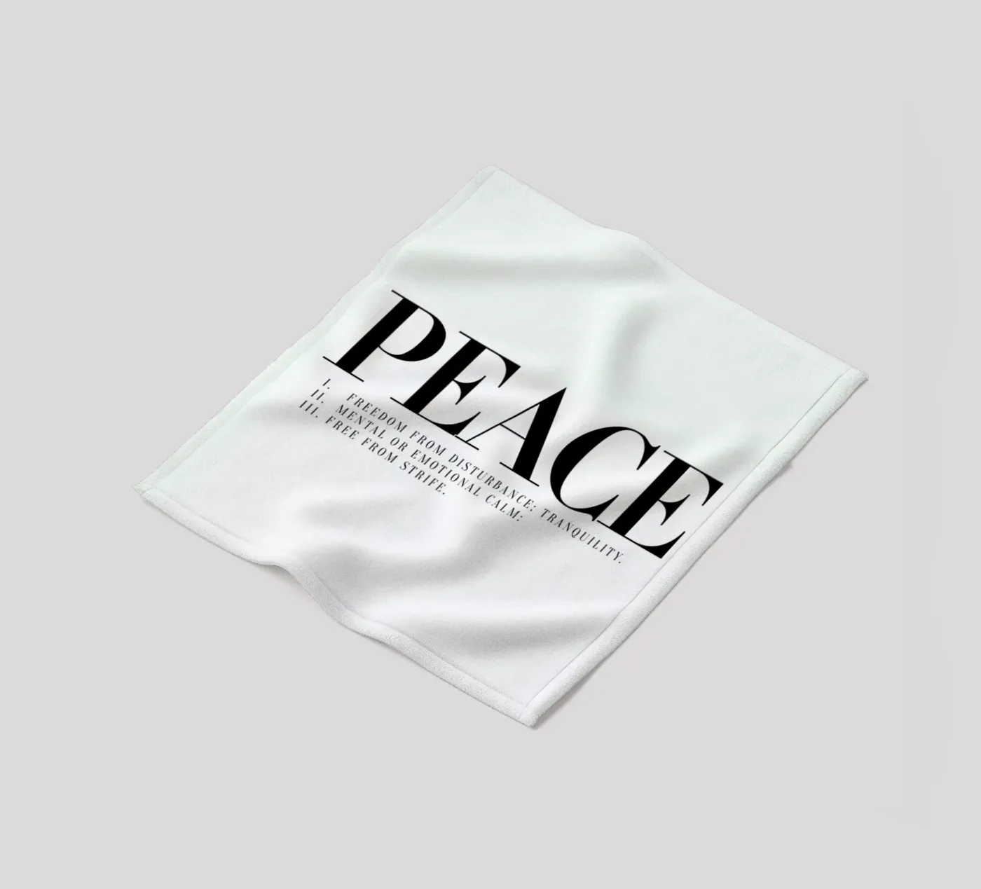 Peace Fleecedecke von Honeymoon Hotel
