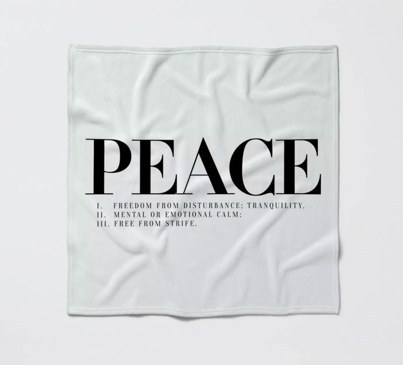 Peace Fleecedecke von Honeymoon Hotel