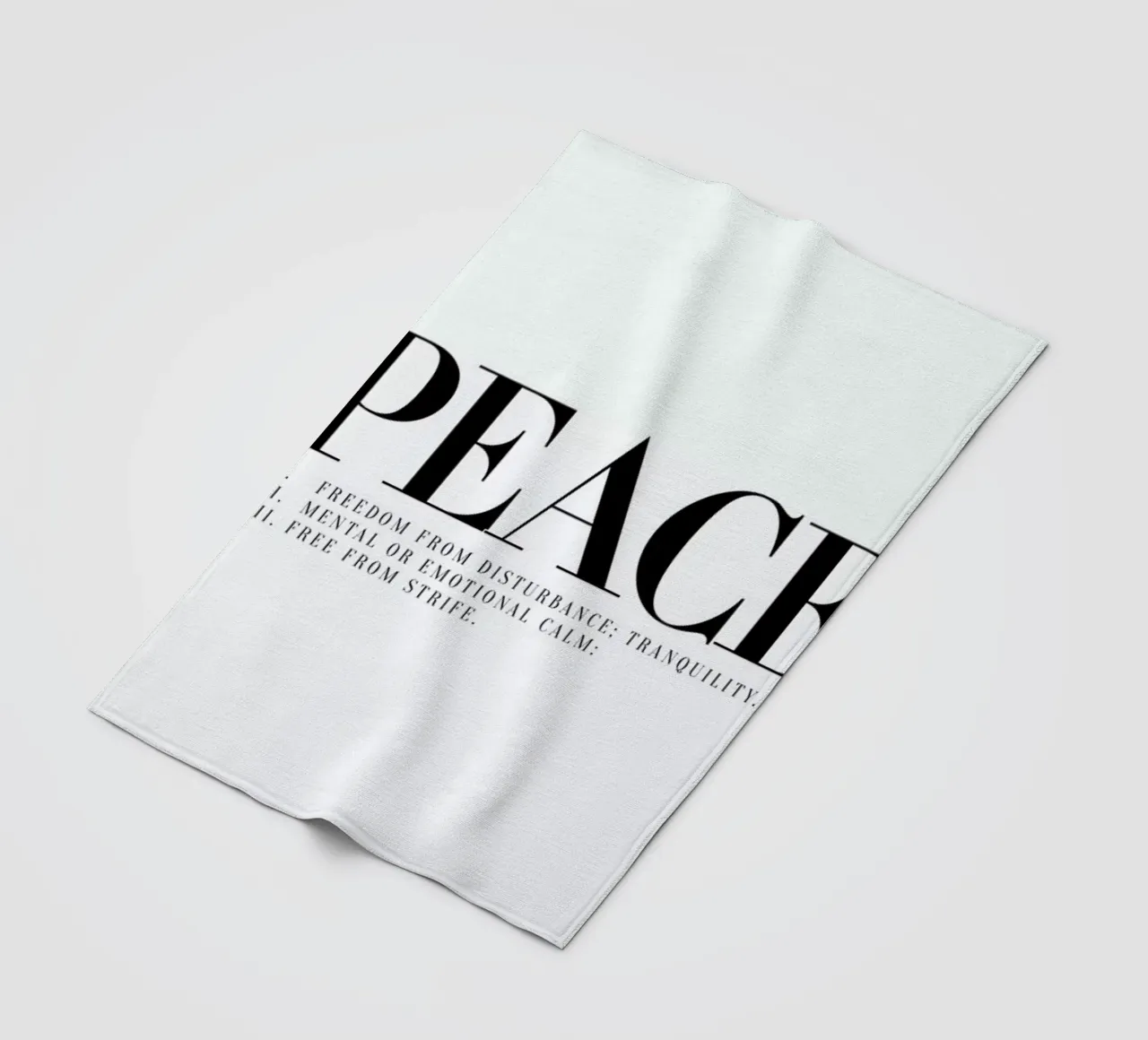 Peace coperta in pile da Honeymoon Hotel
