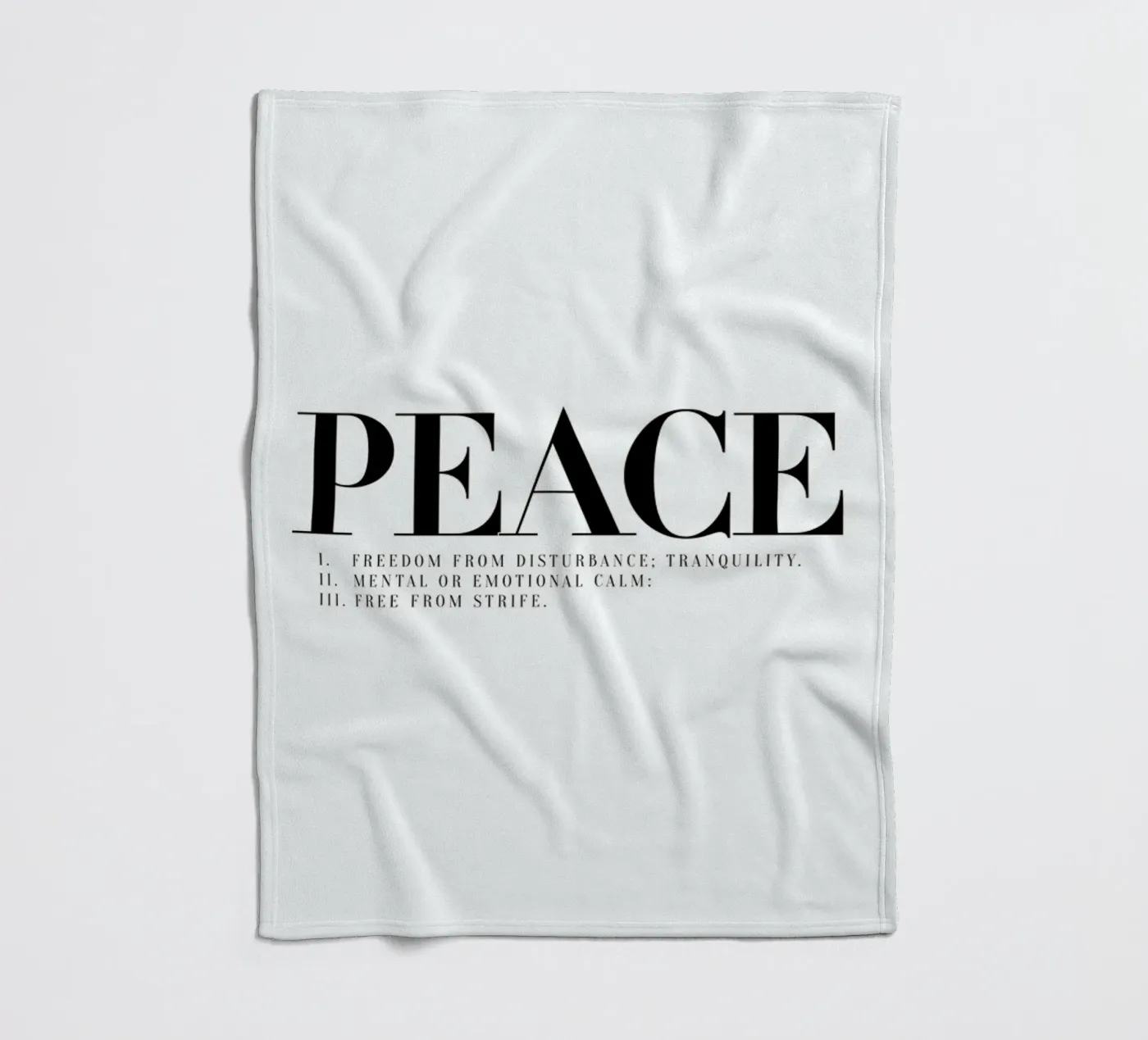 Peace Fleecedecke von Honeymoon Hotel