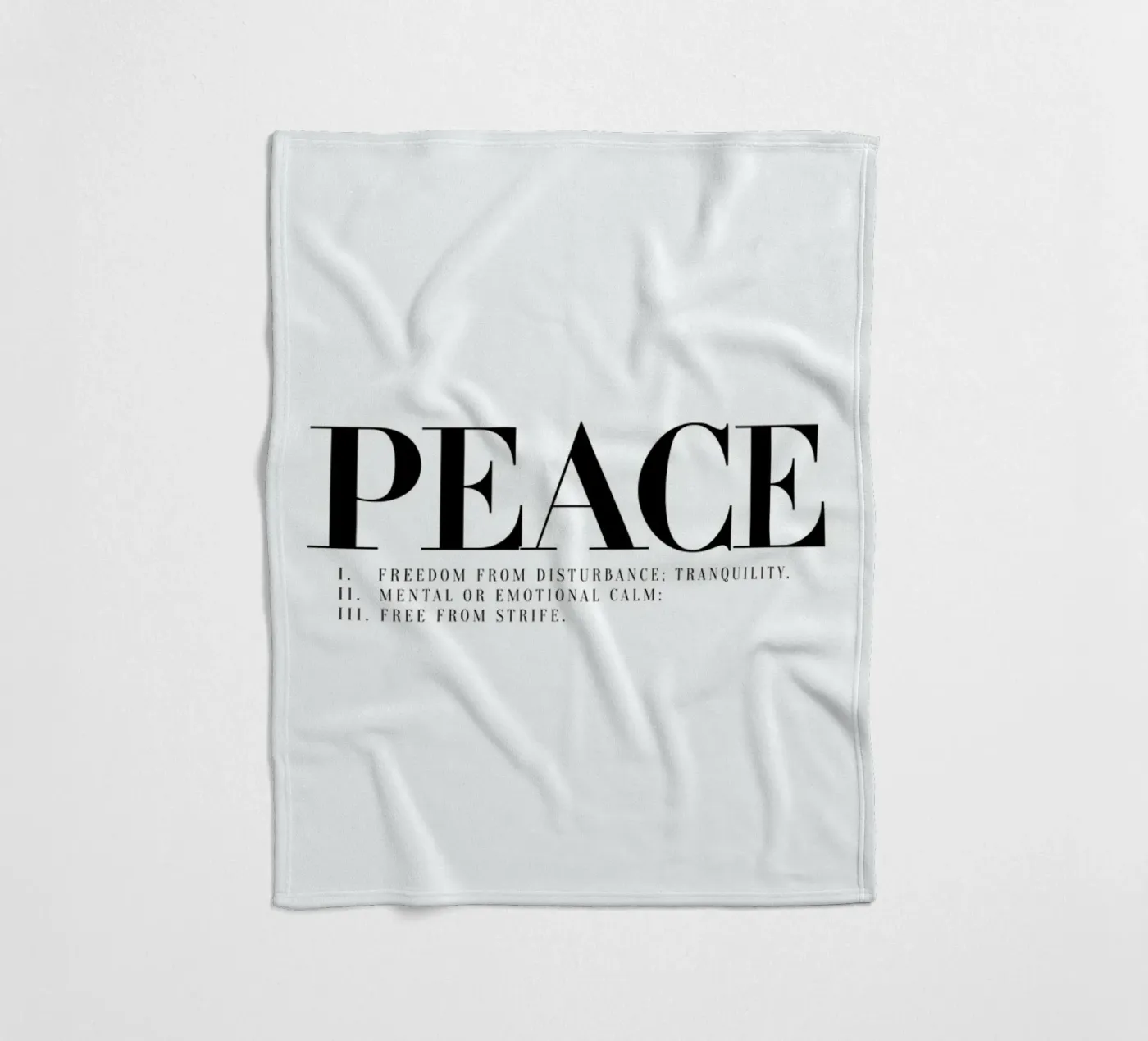 Peace Fleecedecke von Honeymoon Hotel