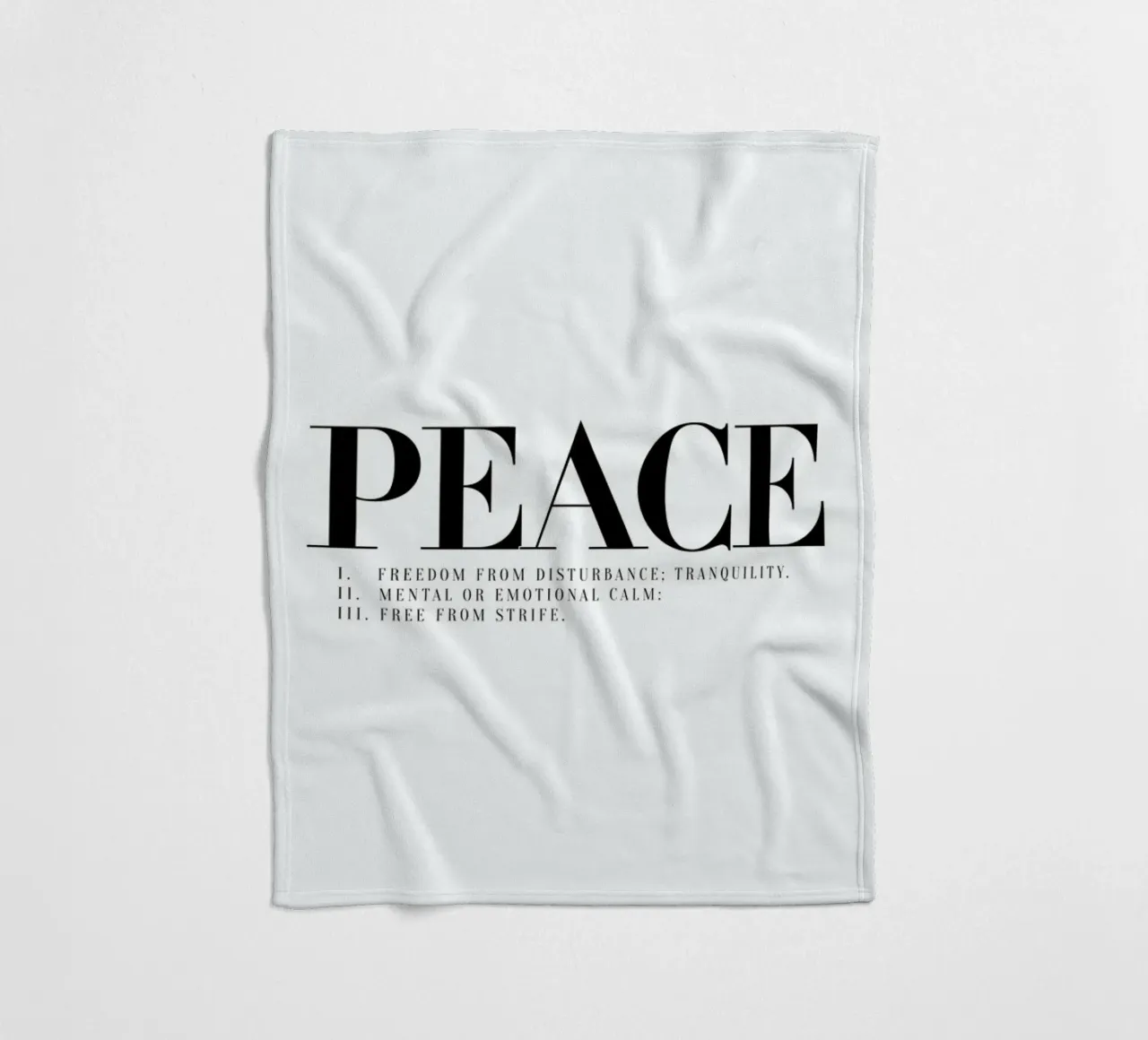 Peace Fleecedecke von Honeymoon Hotel