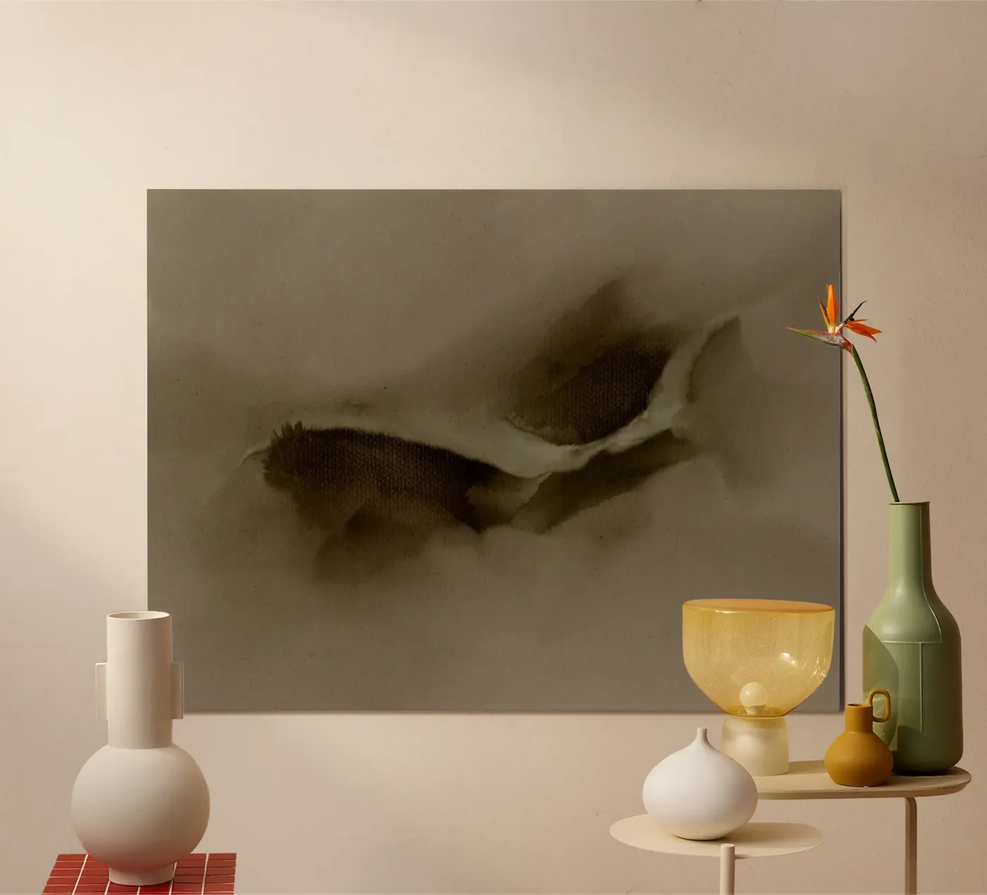 Free Form 9 poster by Shatha Al Dafai