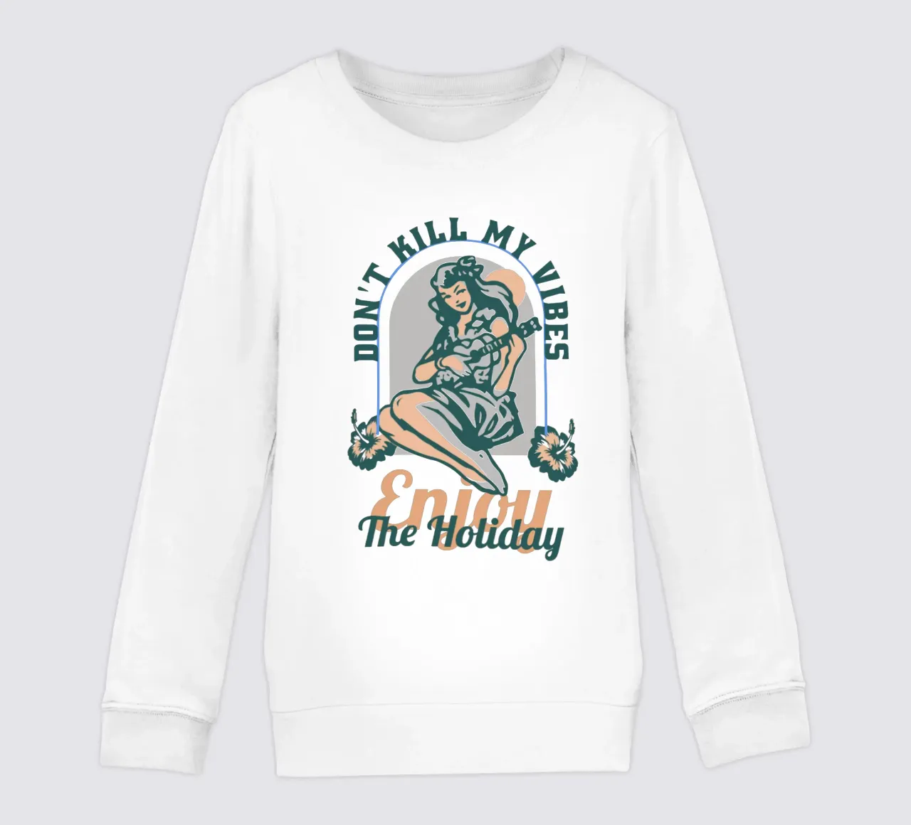 Don't Kill My Vibes sudadera para niño de Gunawan Rb