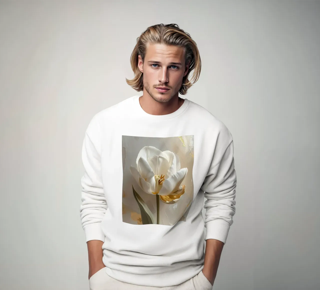 Morbidezza del fiore felpa da Katalier (Abstract Harmony)