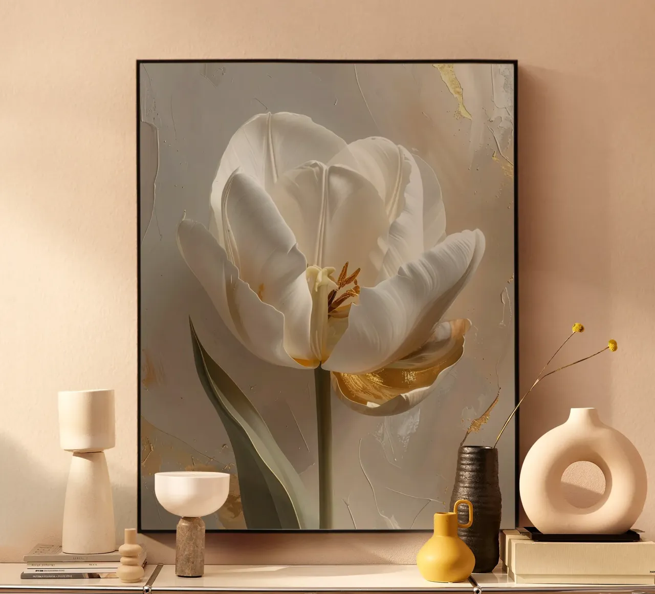 Morbidezza del fiore plexiglass da Katalier (Abstract Harmony)