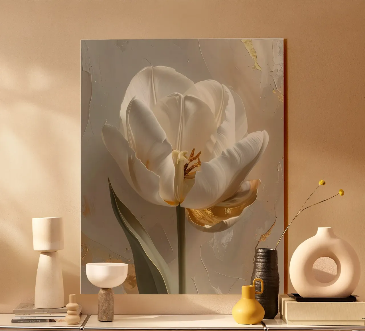 Morbidezza del fiore plexiglass da Katalier (Abstract Harmony)