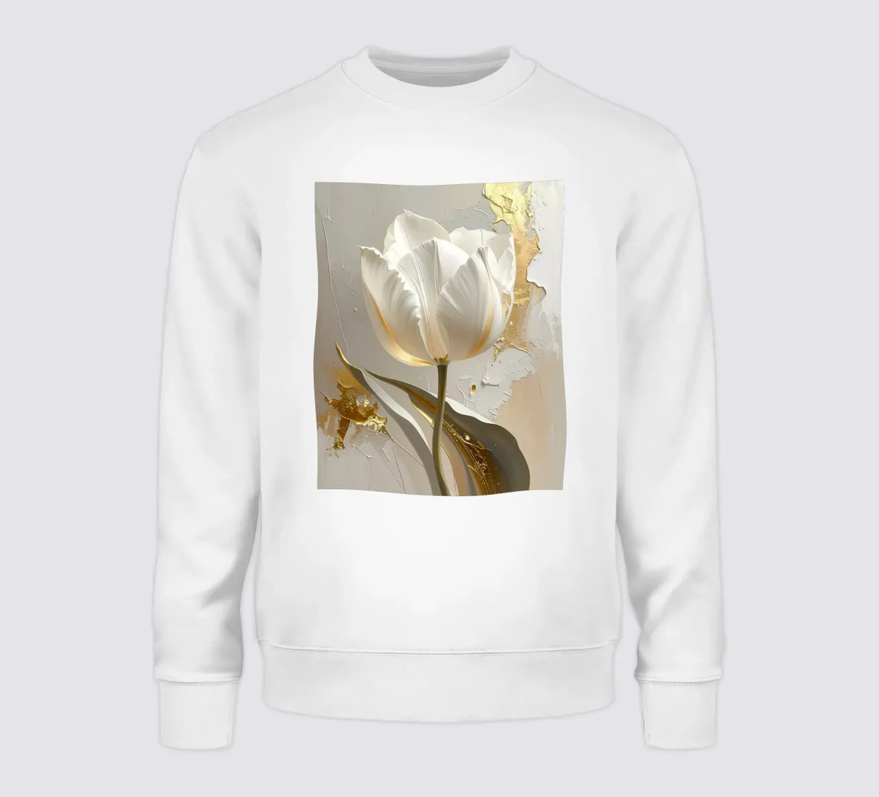 Zachtheid van de bloesem sweatshirt van Katalier (Abstract Harmony)