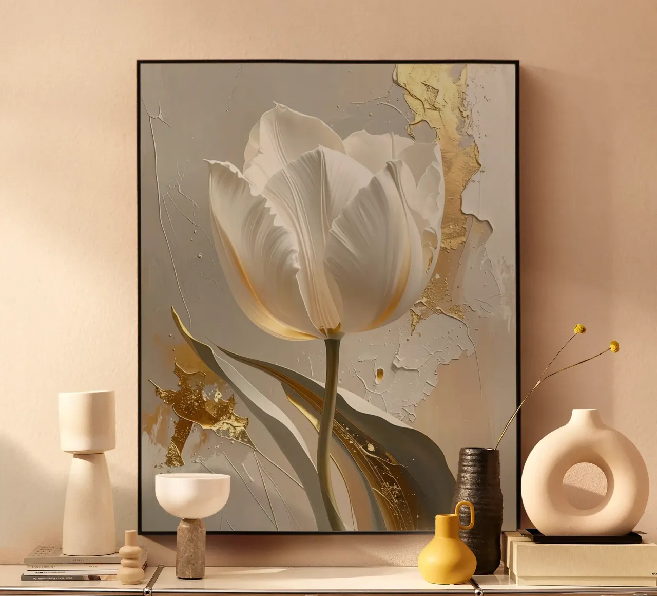 Morbidezza del fiore plexiglass da Katalier (Abstract Harmony)