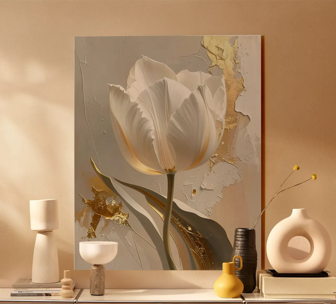 Morbidezza del fiore plexiglass da Katalier (Abstract Harmony)