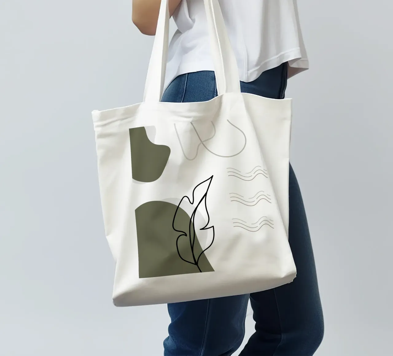Foglia di banano minimalista borsa in juta da YSV MINIMALIST