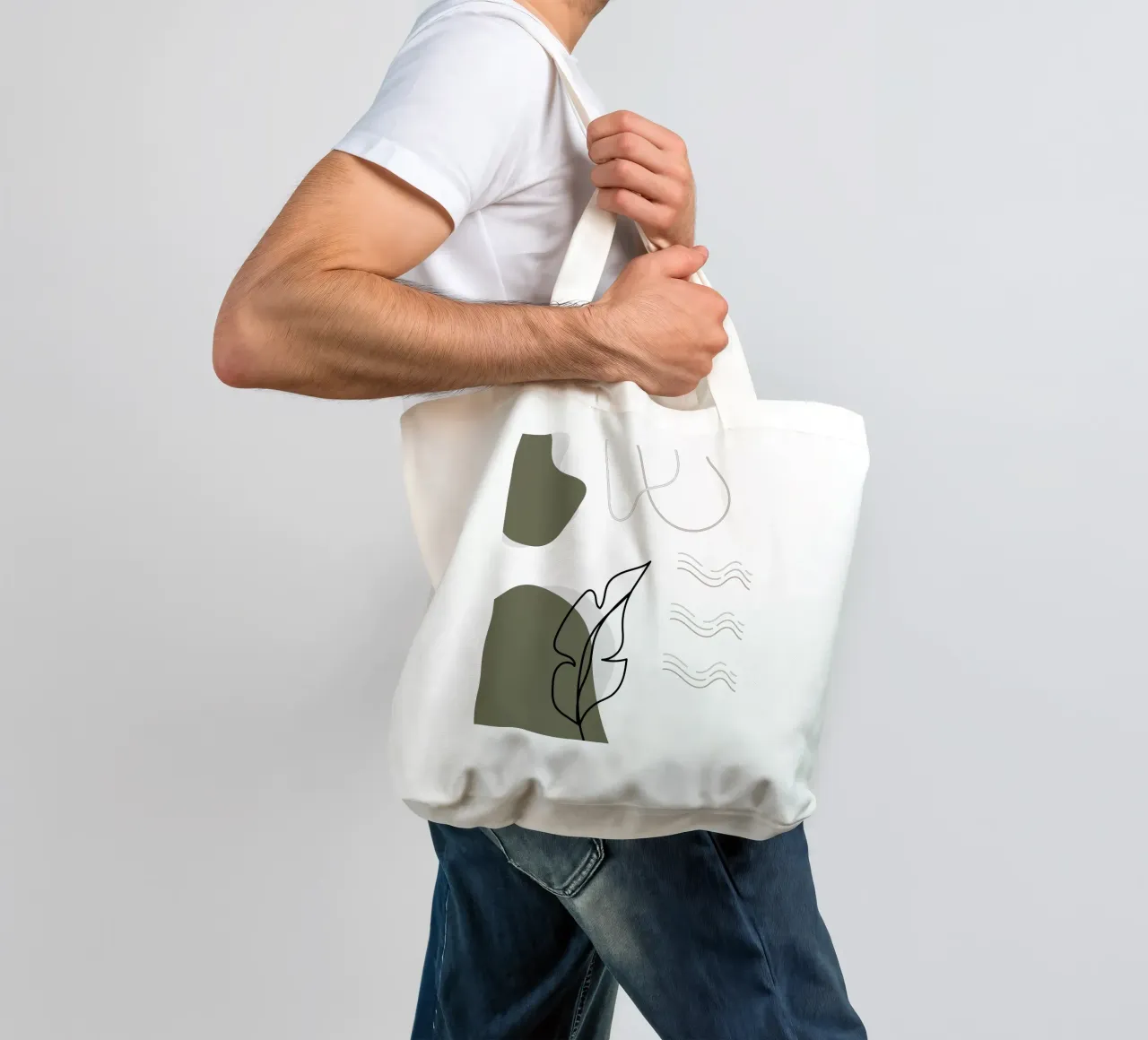 Foglia di banano minimalista borsa in juta da YSV MINIMALIST