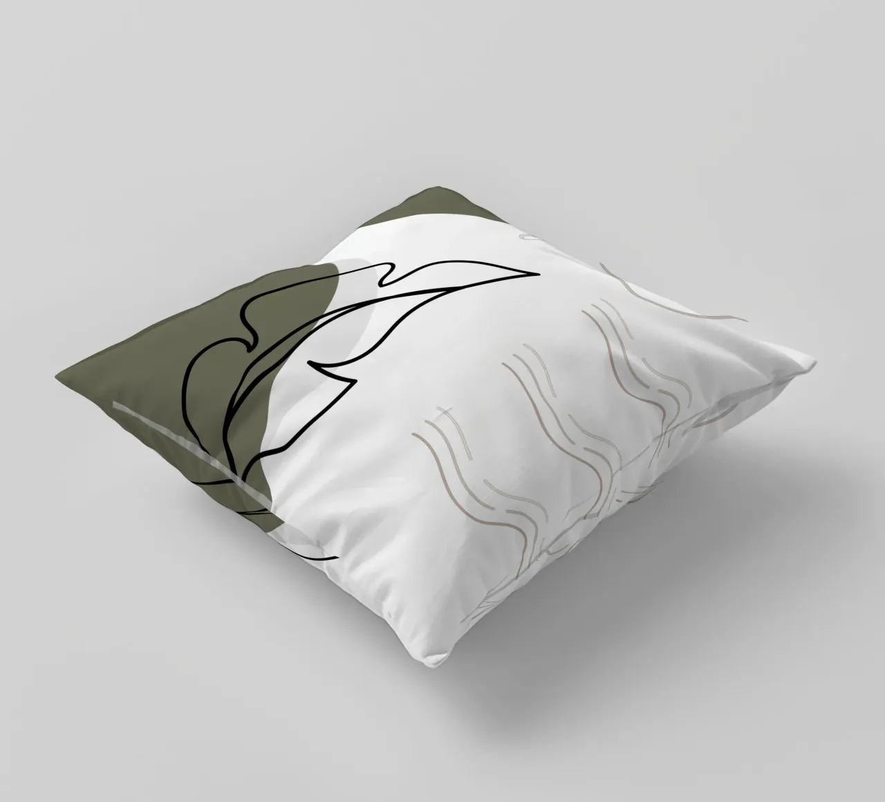 Foglia di banano minimalista cuscino da YSV MINIMALIST
