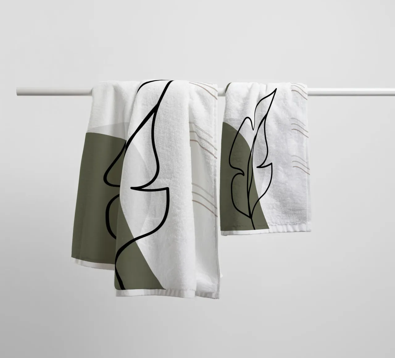 Minimalist banana leaf towel by YSV MINIMALIST