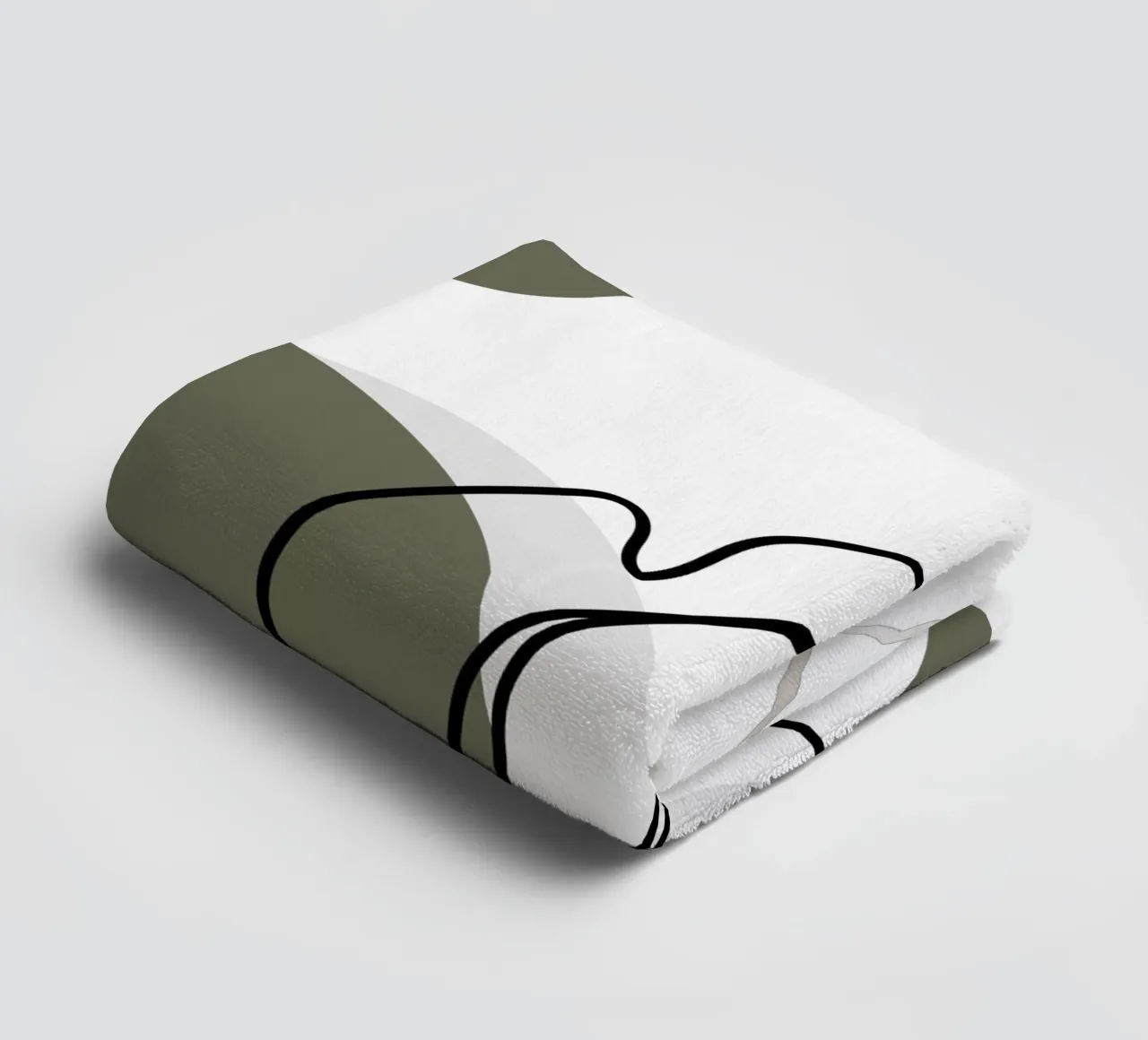 Minimalist banana leaf towel by YSV MINIMALIST
