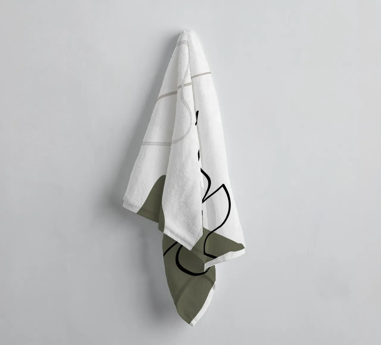 Minimalist banana leaf towel by YSV MINIMALIST