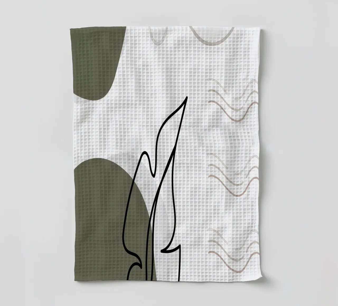 Foglia di banano minimalista canovaccio da cucina da YSV MINIMALIST