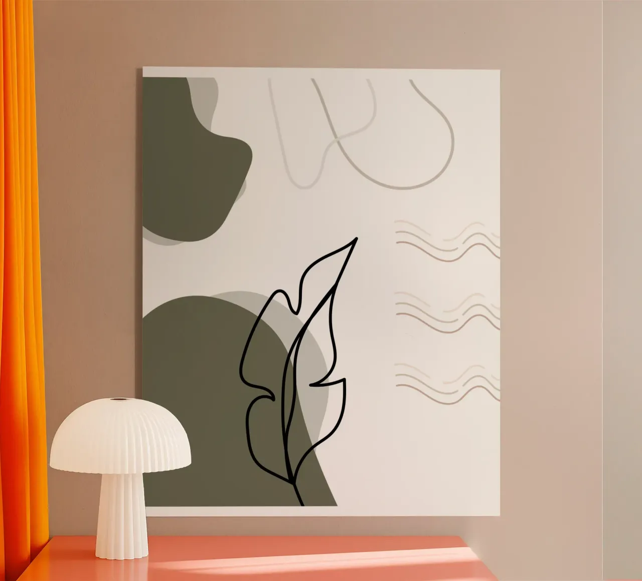 Foglia di banano minimalista plexiglass da YSV MINIMALIST