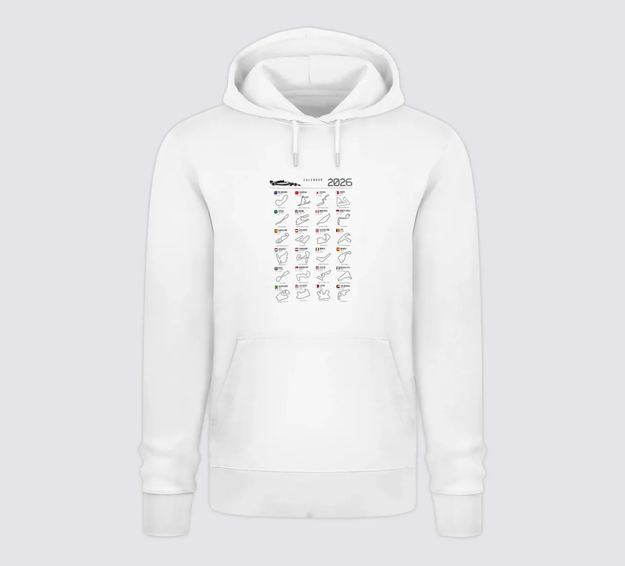 Programma Auto da corsa di Formula 2026 felpa con cappuccio da Mariel Toigo