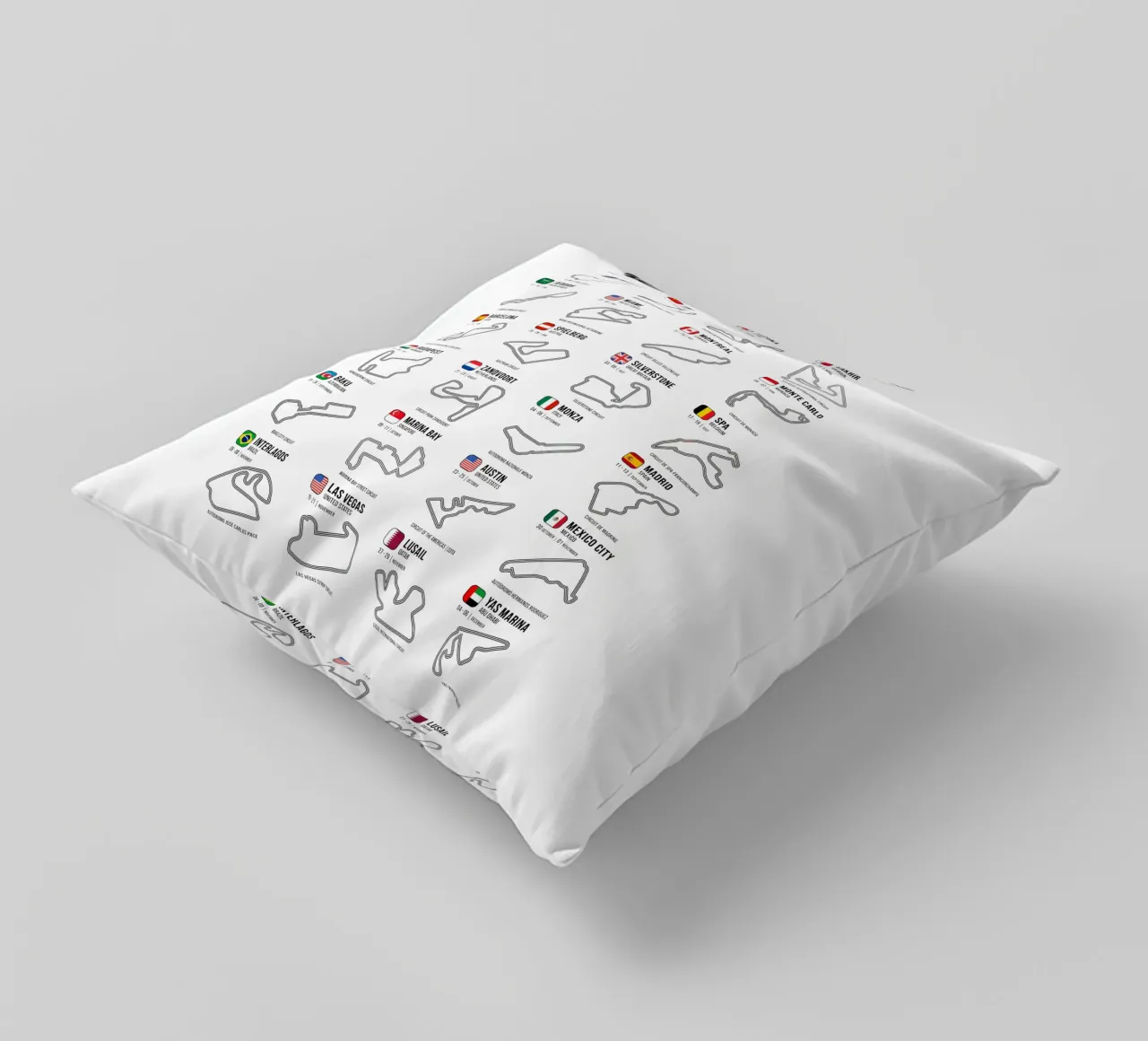 Programma Auto da corsa di Formula 2026 cuscino da Mariel Toigo