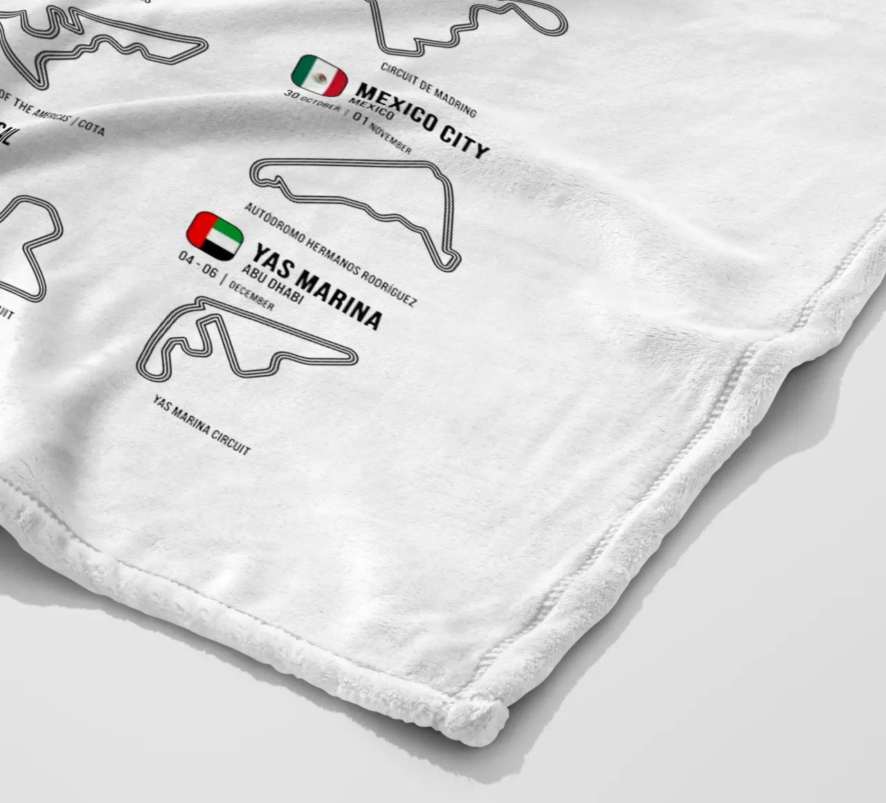 Programma Auto da corsa di Formula 2026 coperta in pile da Mariel Toigo