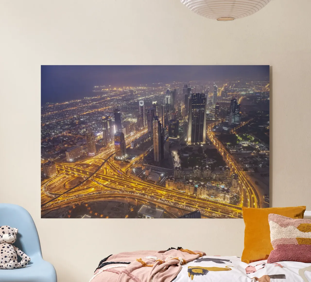 Dubai Skyline plexiglass da Reisefotografie - Bilder aus aller Welt