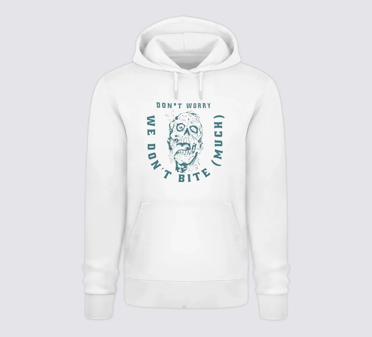 Non preoccupatevi, noi non mordiamo felpa con cappuccio da Gunawan Rb