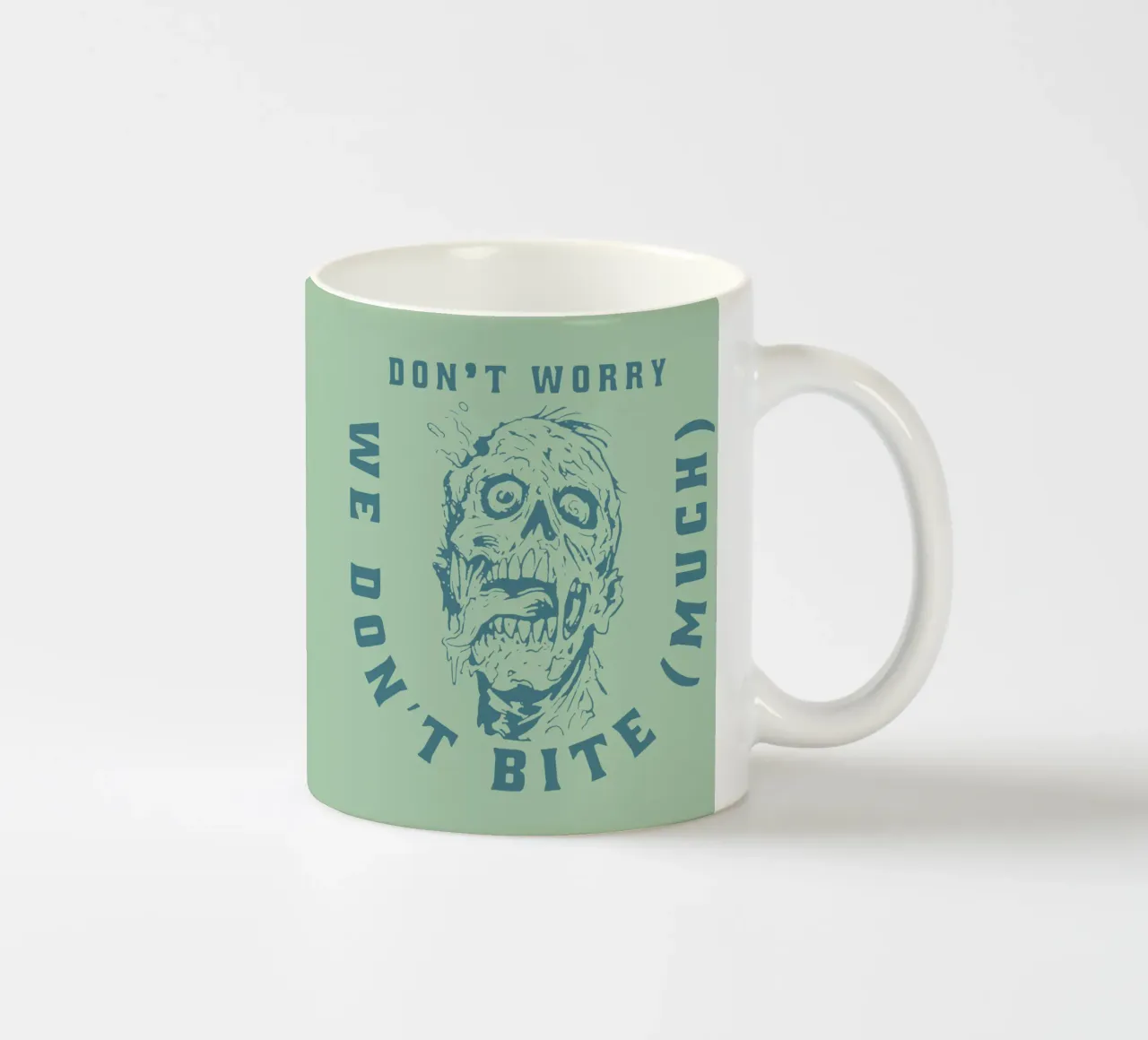 Non preoccupatevi, noi non mordiamo tazza in ceramica da Gunawan Rb