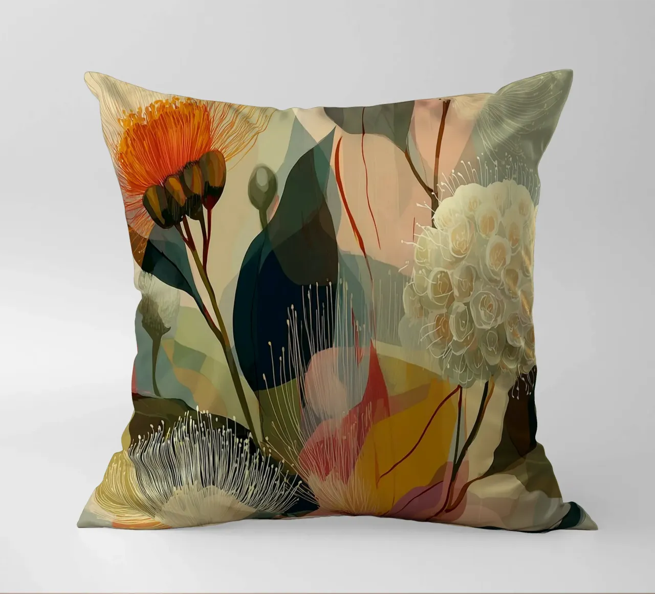 Blumen Boho cuscino da Jana Leonenkov Art