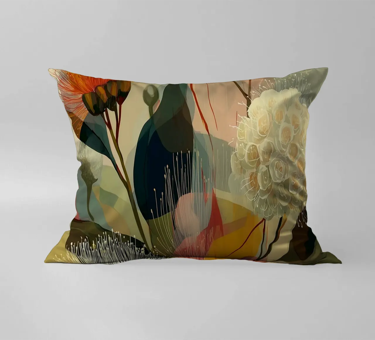 Blumen Boho cuscino da Jana Leonenkov Art