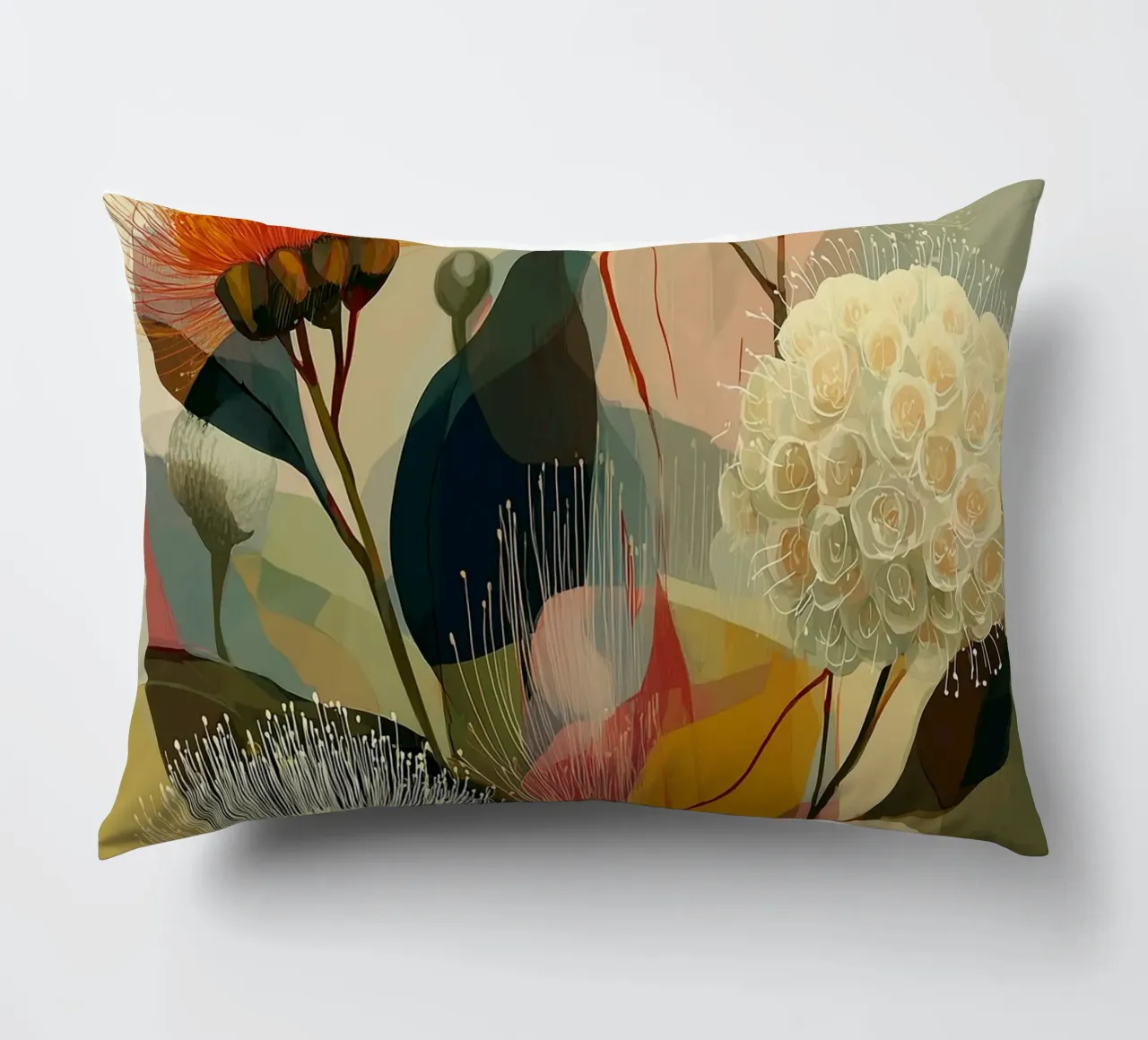 Blumen Boho cuscino da Jana Leonenkov Art