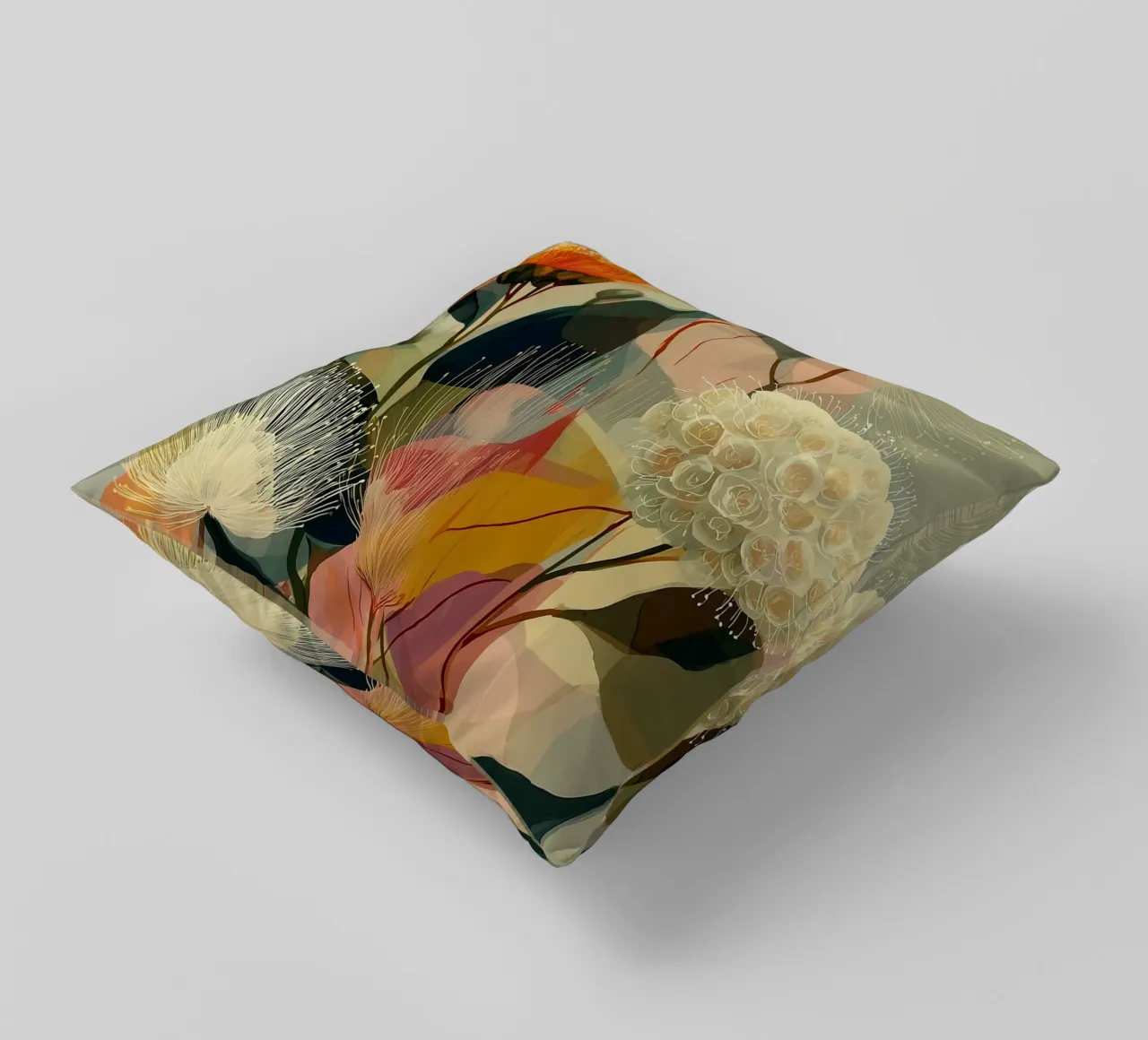 Boho Botanical cuscino da Jana Leonenkov Art