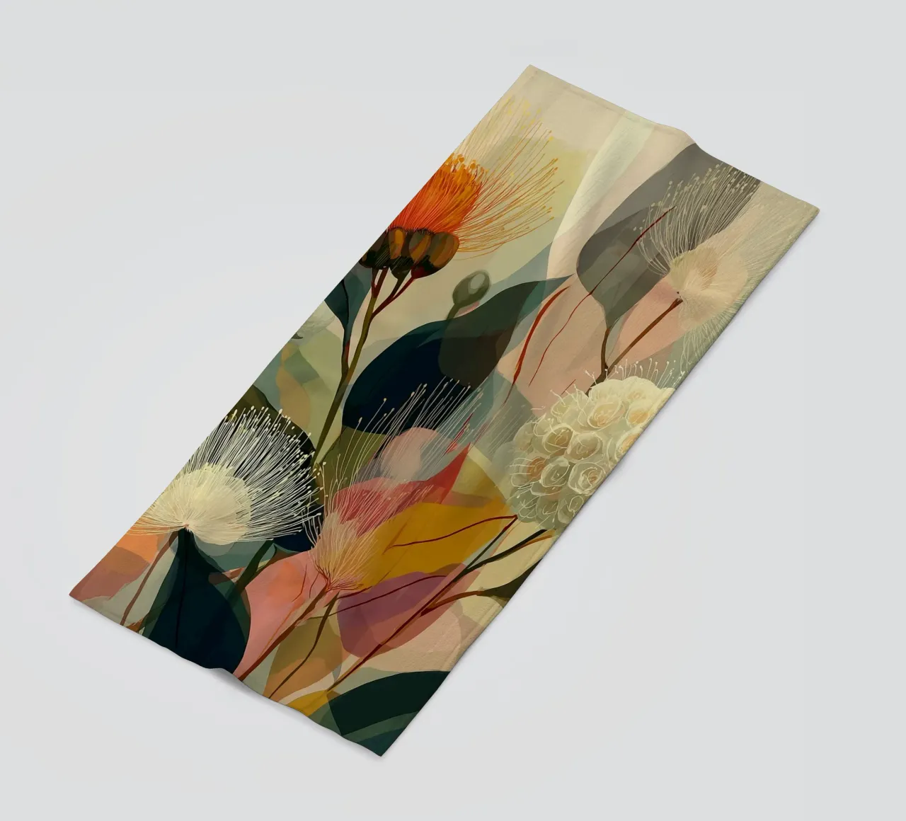 Blumen Boho telo mare da Jana Leonenkov Art