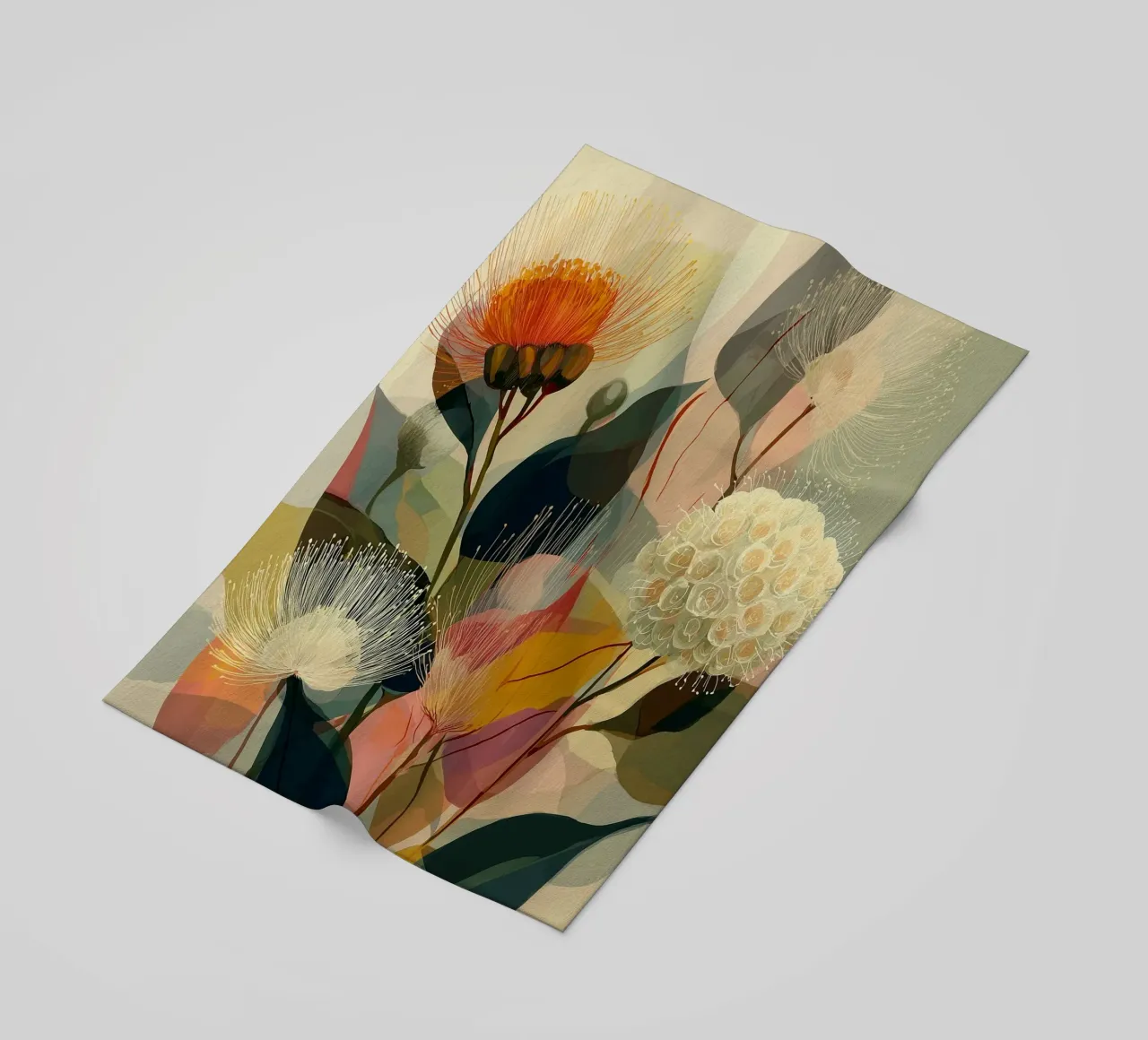 Blumen Boho telo mare da Jana Leonenkov Art