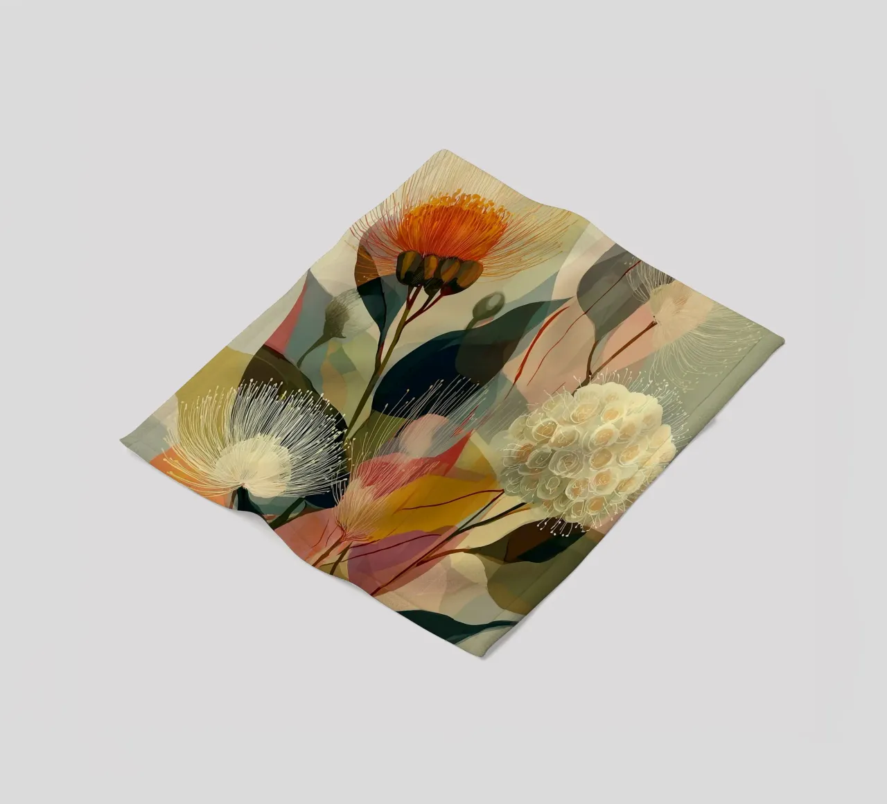 Boho Botanical coperta in pile da Jana Leonenkov Art