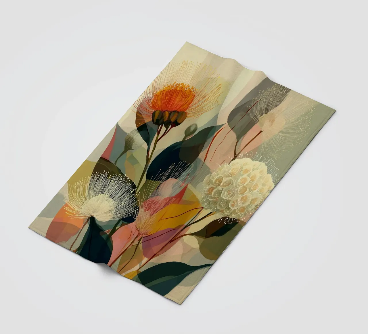 Boho Botanical coperta in pile da Jana Leonenkov Art