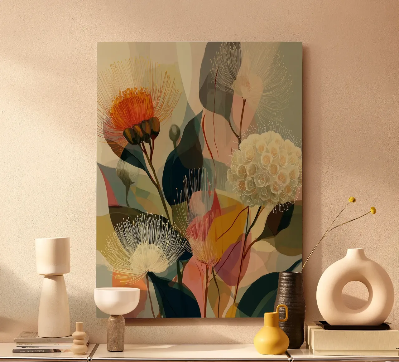 Boho Botanical alluminio dibond da Jana Leonenkov Art