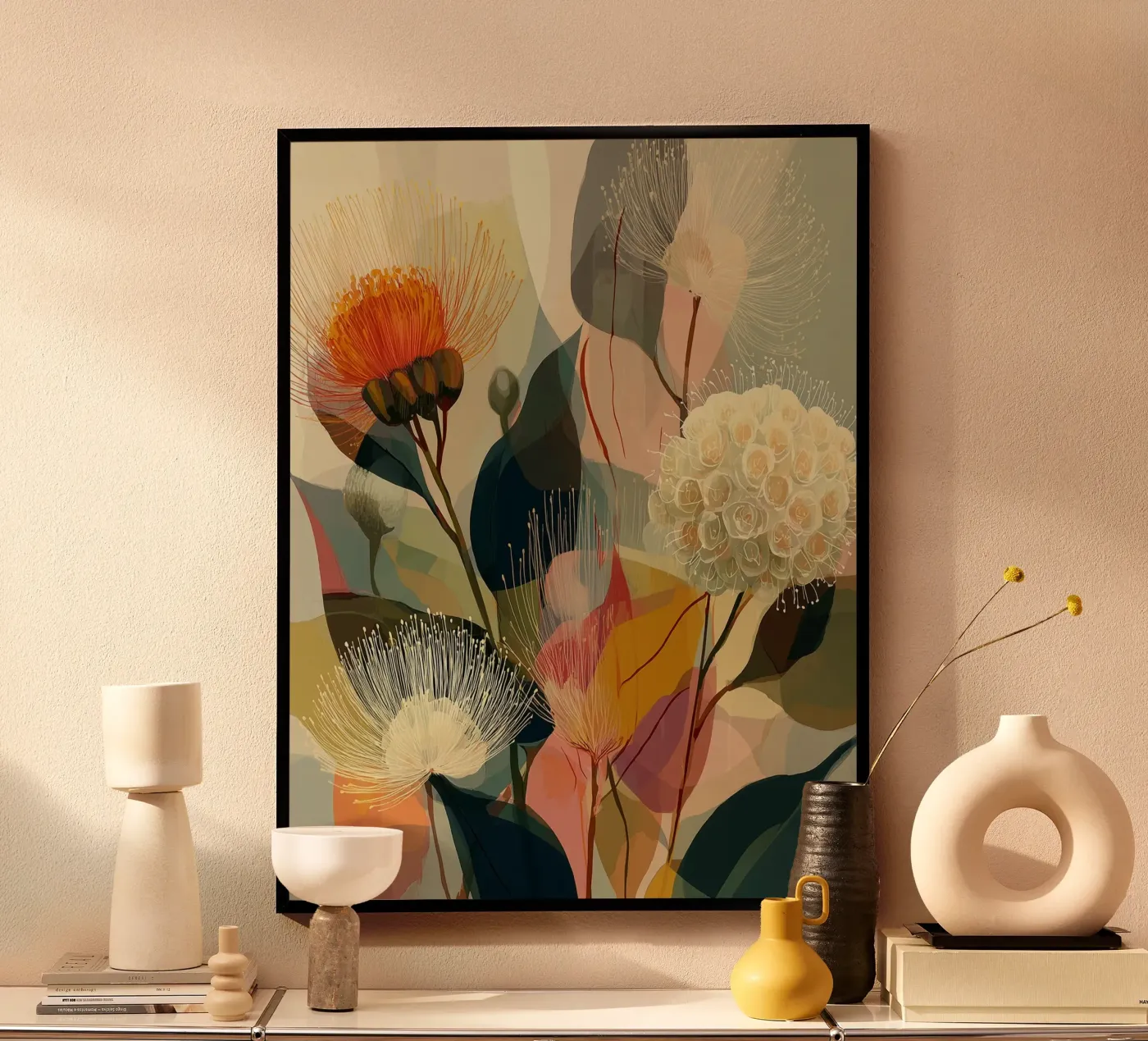 Boho Blumen poster by Jana Leonenkov Art