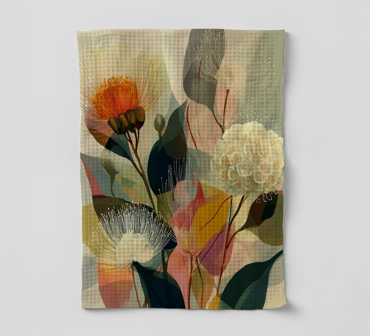 Blumen Boho canovaccio da cucina da Jana Leonenkov Art