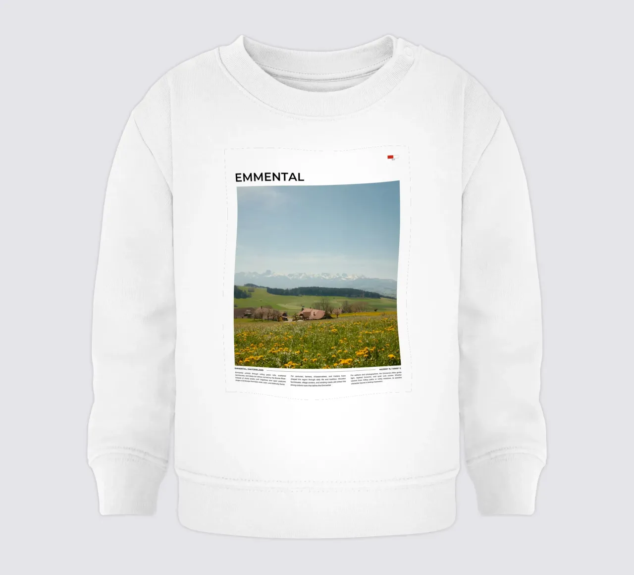 Emmental: Typography felpa neonato da FujiType
