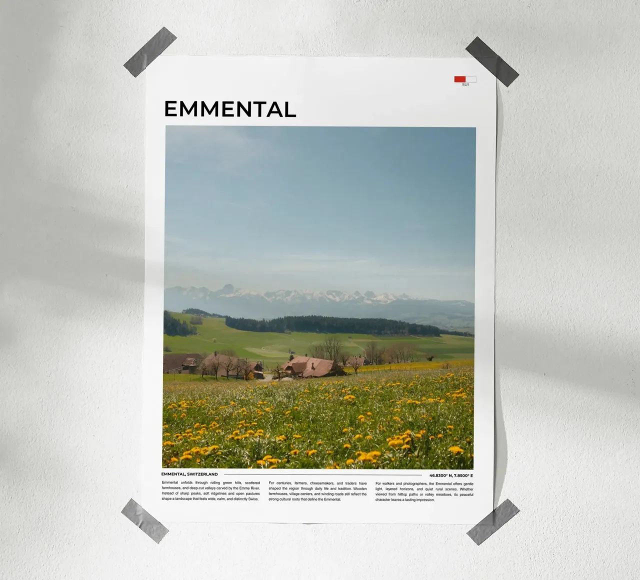 Emmental: Typography poster da FujiType