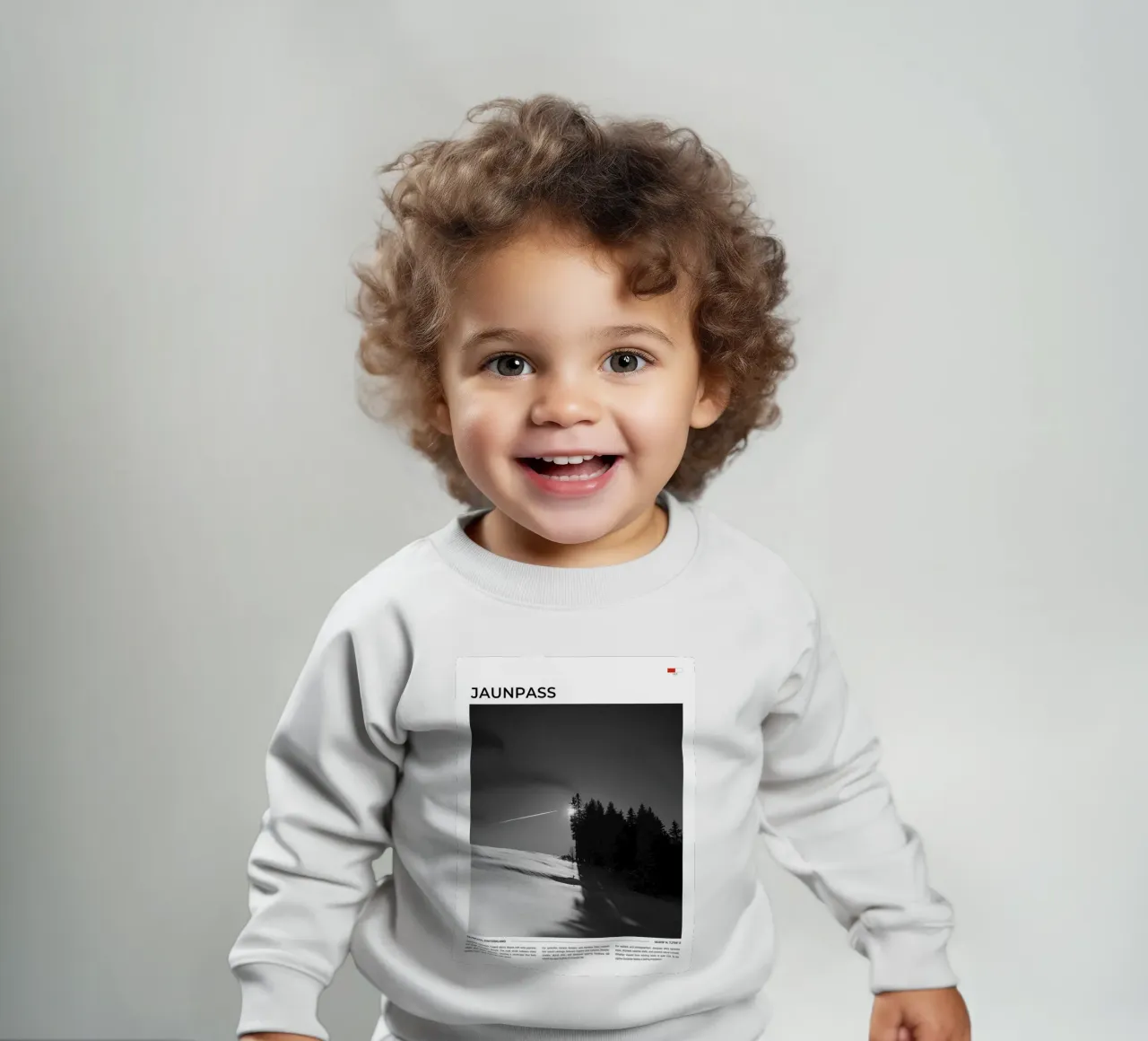 Jaunpass: Typography felpa neonato da FujiType