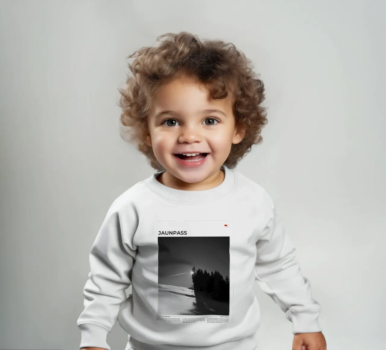 Jaunpass: Typography felpa neonato da FujiType