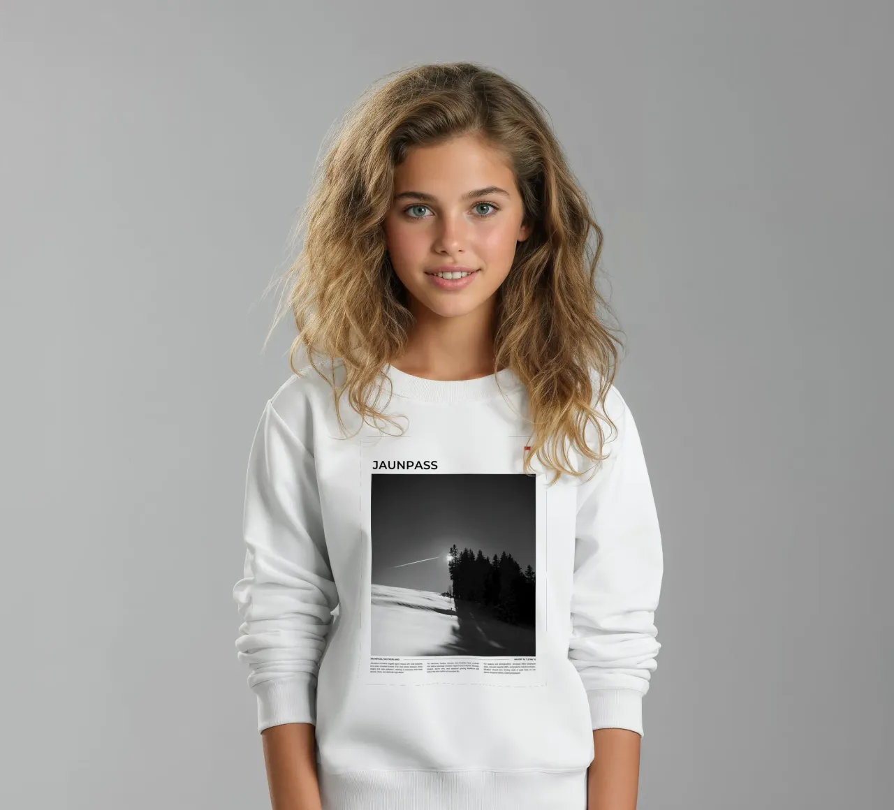 Jaunpass: Typography felpa bambino da FujiType