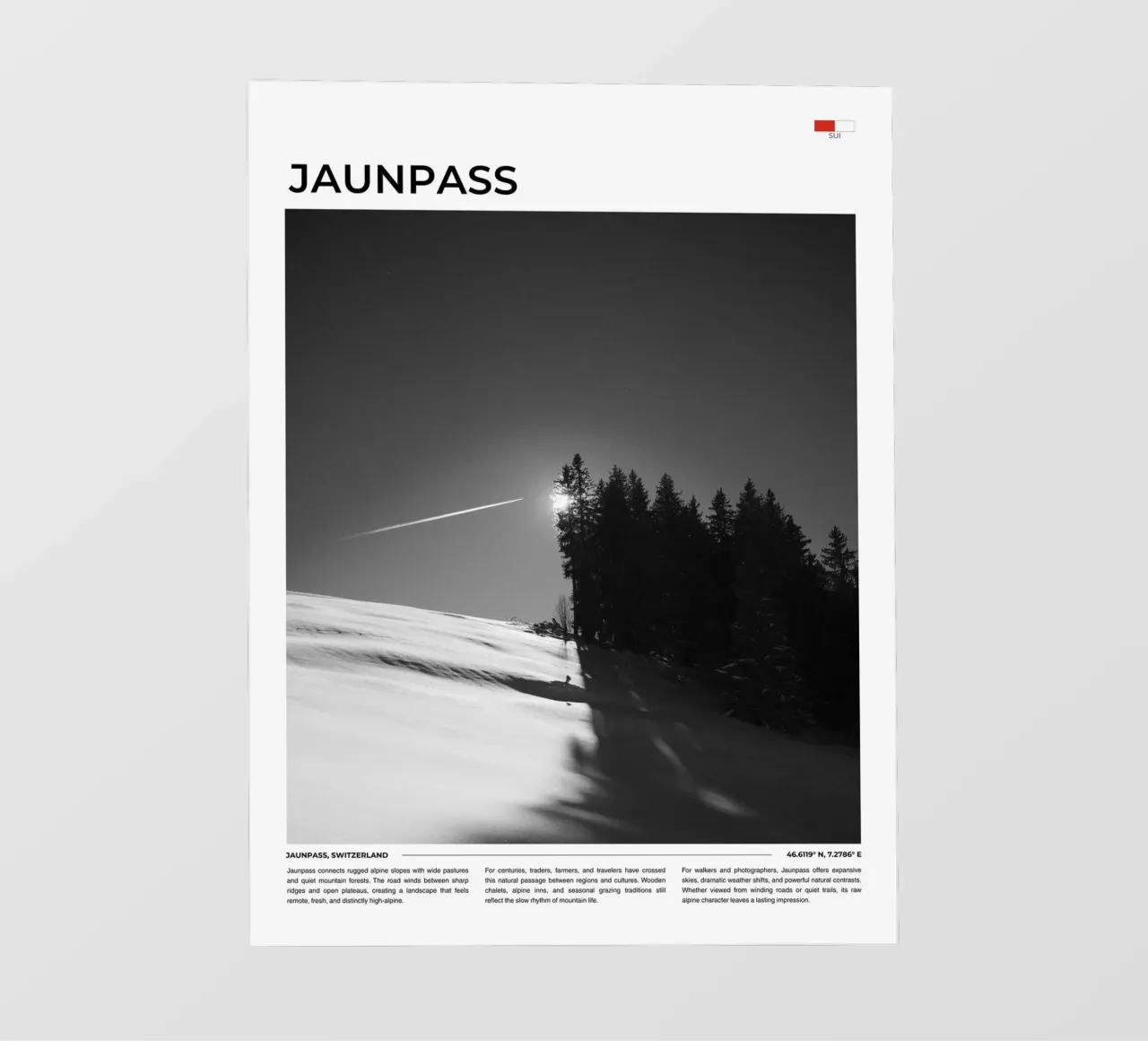Jaunpass: Typography pellicola backlit da FujiType
