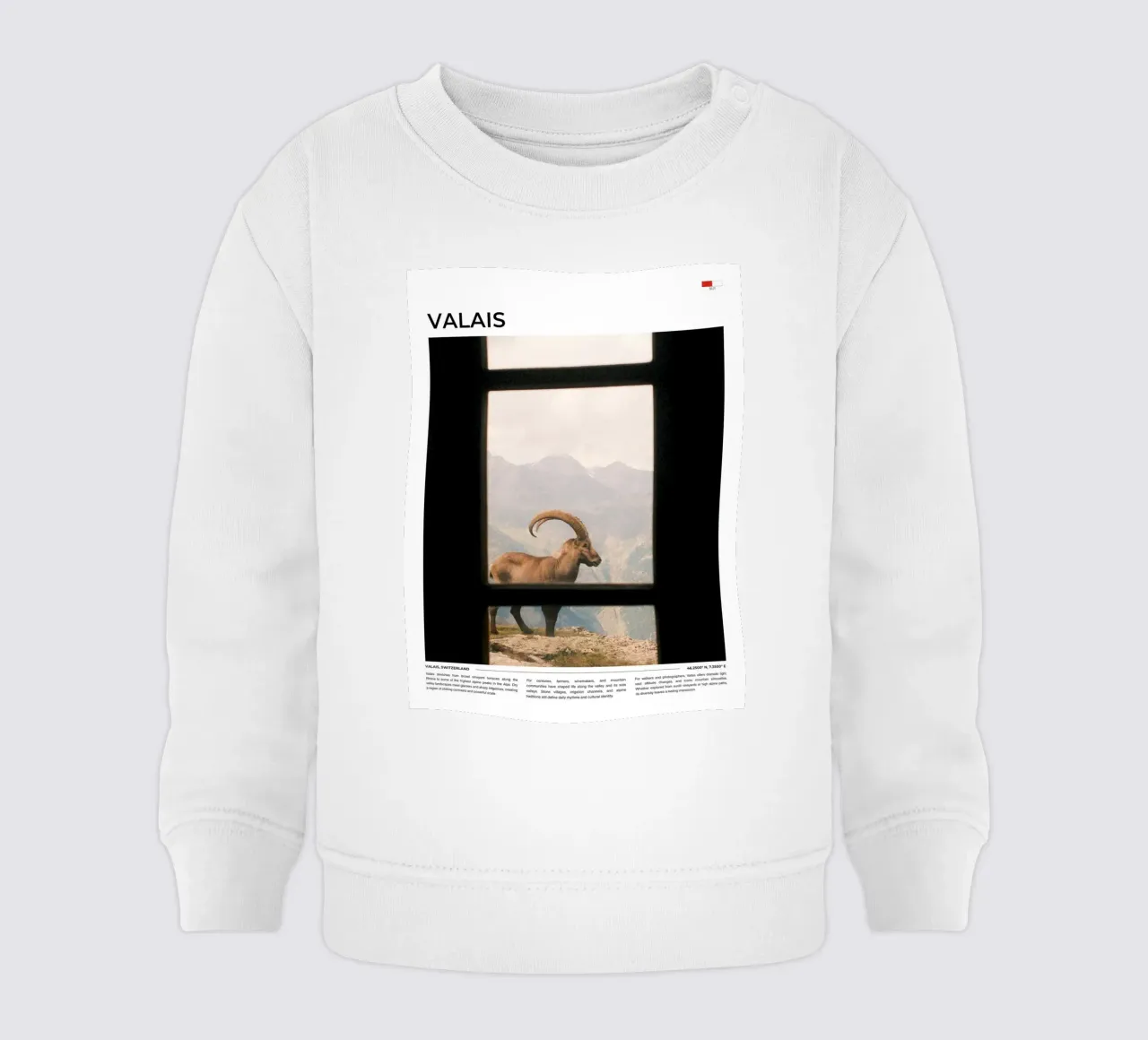 Valais: Typography felpa neonato da FujiType