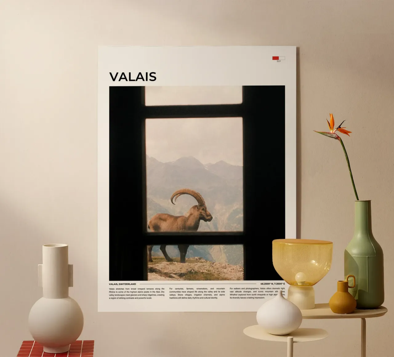 Valais: Typography plexiglass da FujiType